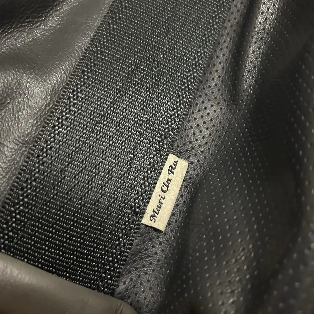 Mariclaro Re-Purposed Alaska Airlines Seat Covers Boeing 737 Duffle Bag Leather